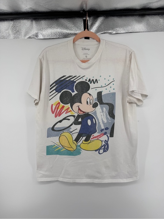 Disney Other - Disney Retro Kidcore Disneycore White Short-Sleeve Mickey Mouse Graphic Tee SzS